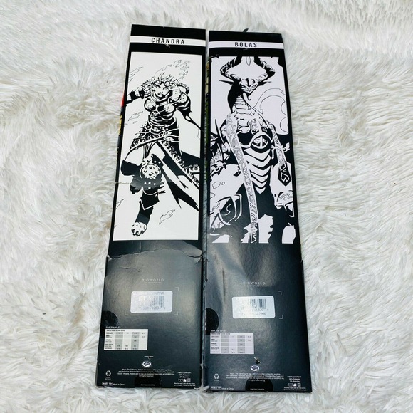 Magic the Gathering Planeswalker Character Sock Set Chandra, Nicol Bolas - Picture 2 of 2